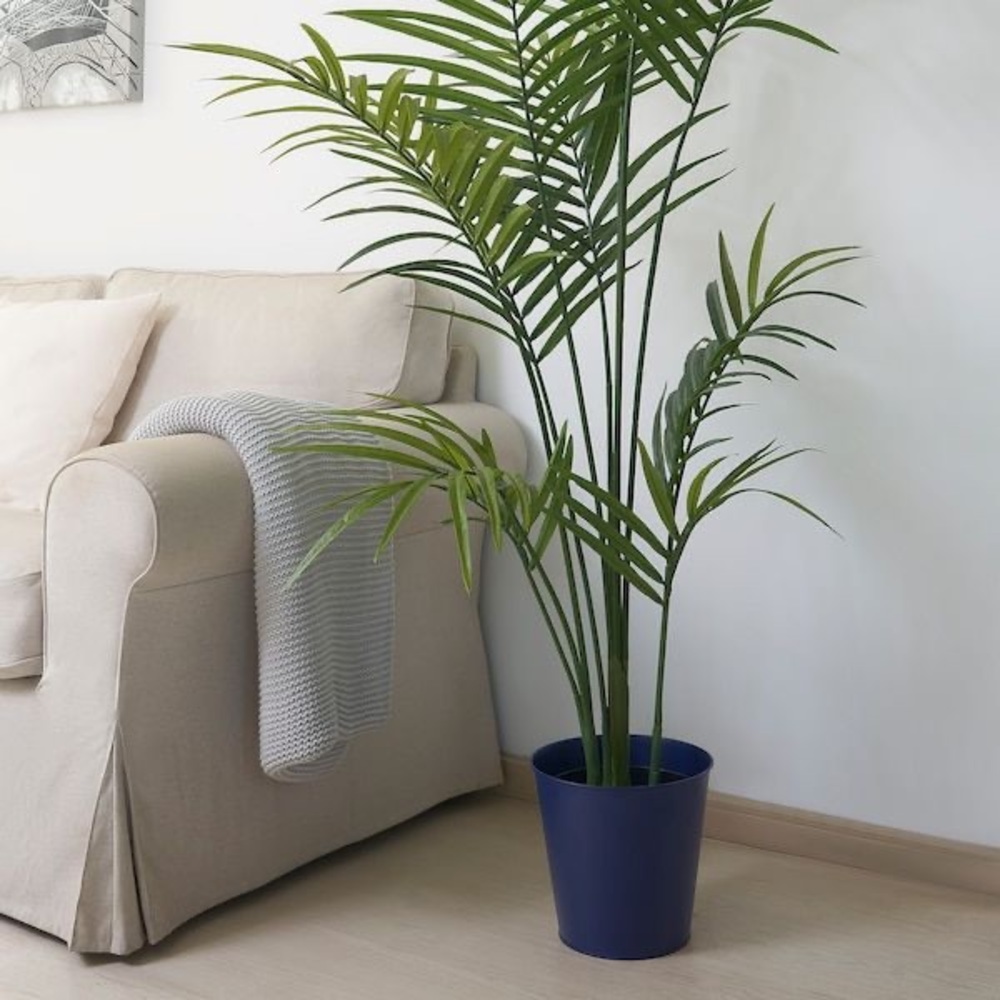 IKEA KNORRALG Indoor plant pot Blue 9 ½ " NEW